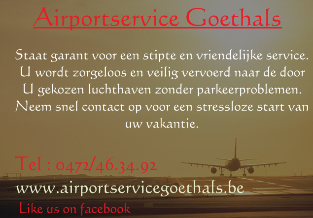 taxibedrijven met luchthavenvervoer Oostkamp | Airportservice Goethals