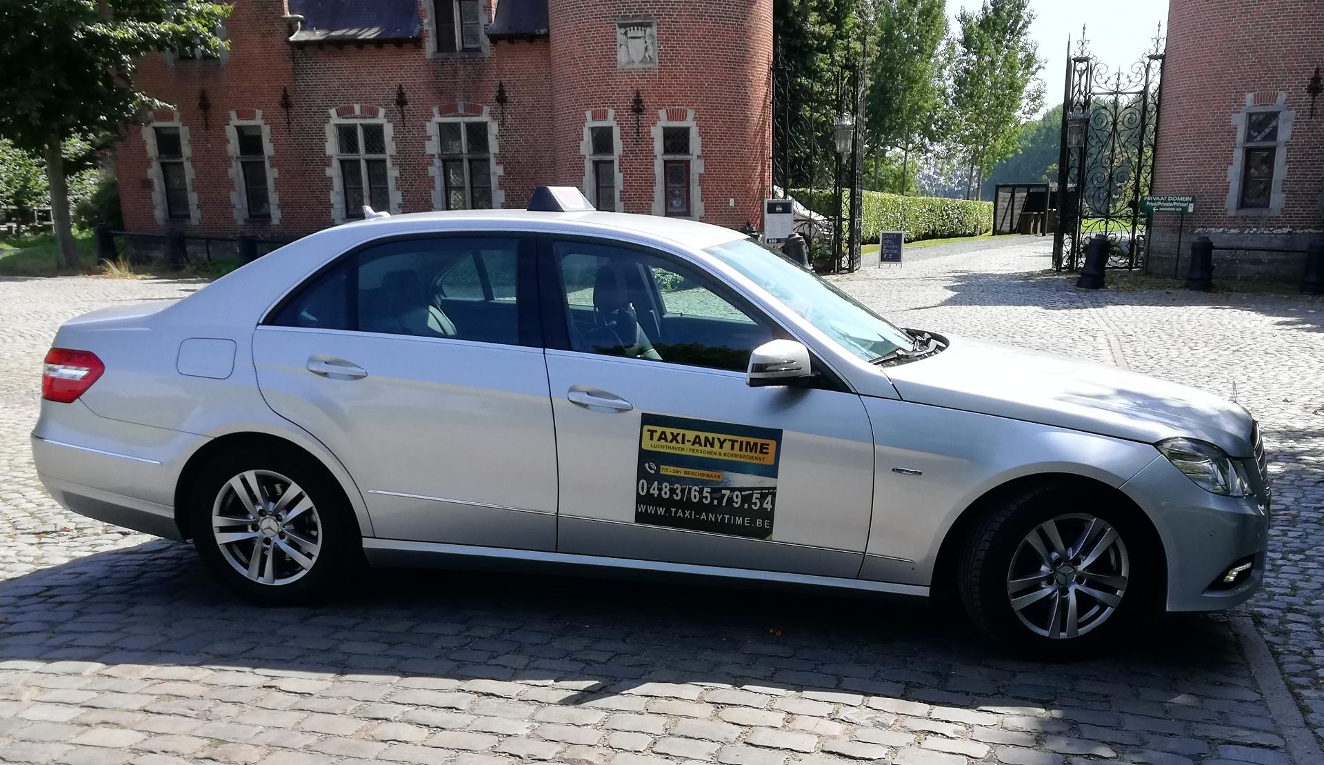 taxibedrijven met luchthavenvervoer Antwerpen Taxi Anytime