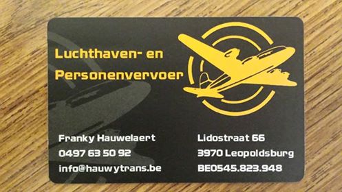 taxibedrijven met luchthavenvervoer Leopoldsburg | Hauwytrans