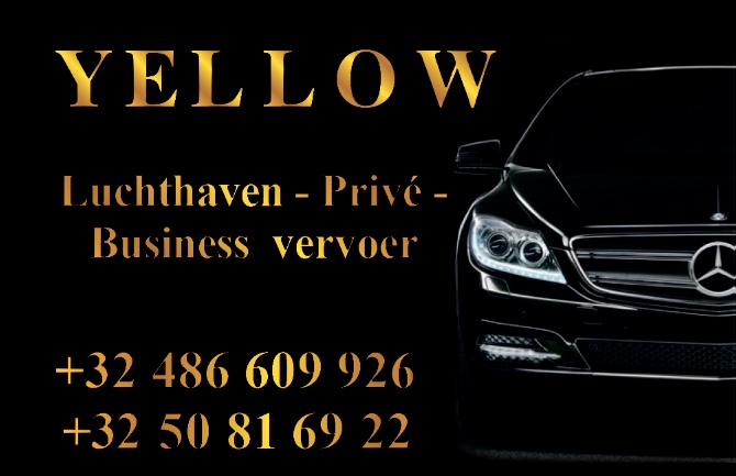 taxibedrijven met luchthavenvervoer Oostende Luchthaven en personenvervoer Yellow