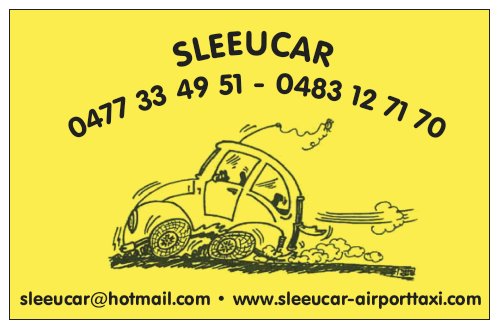 taxibedrijven met luchthavenvervoer Malderen SLEEUCAR