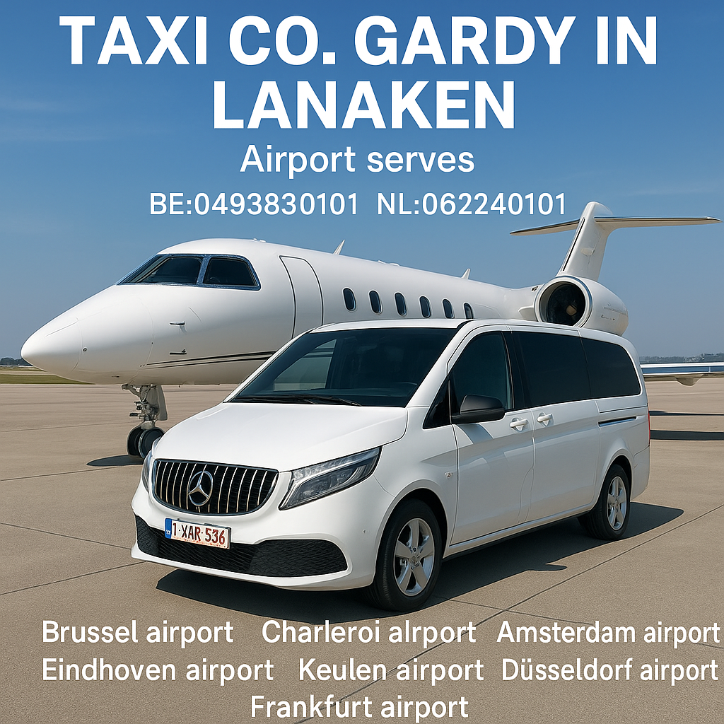 taxibedrijven met luchthavenvervoer Riemst Taxi Company Gardy Lanaken