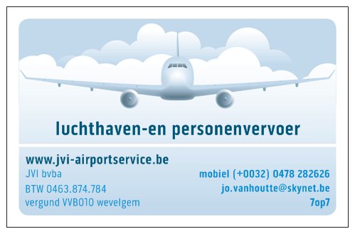 taxibedrijven met luchthavenvervoer Bellegem JVI